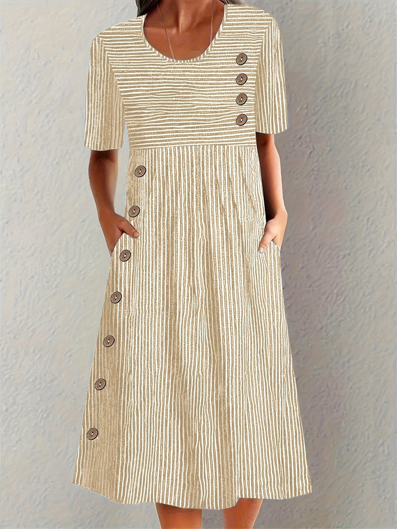 Katherine | Elegant Retro Maxi Dress