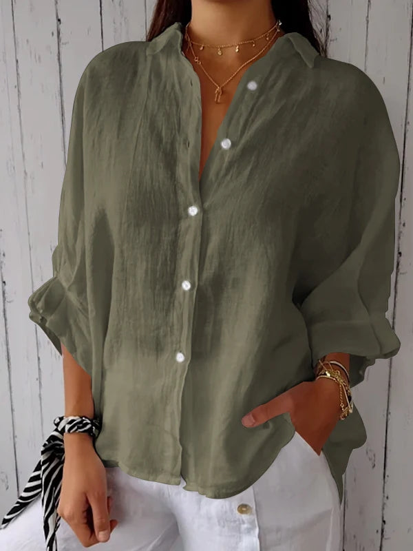 Lucy - Linen Back Design Top