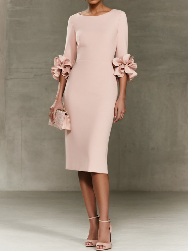Lucazia - Classic Floral Midi Dress
