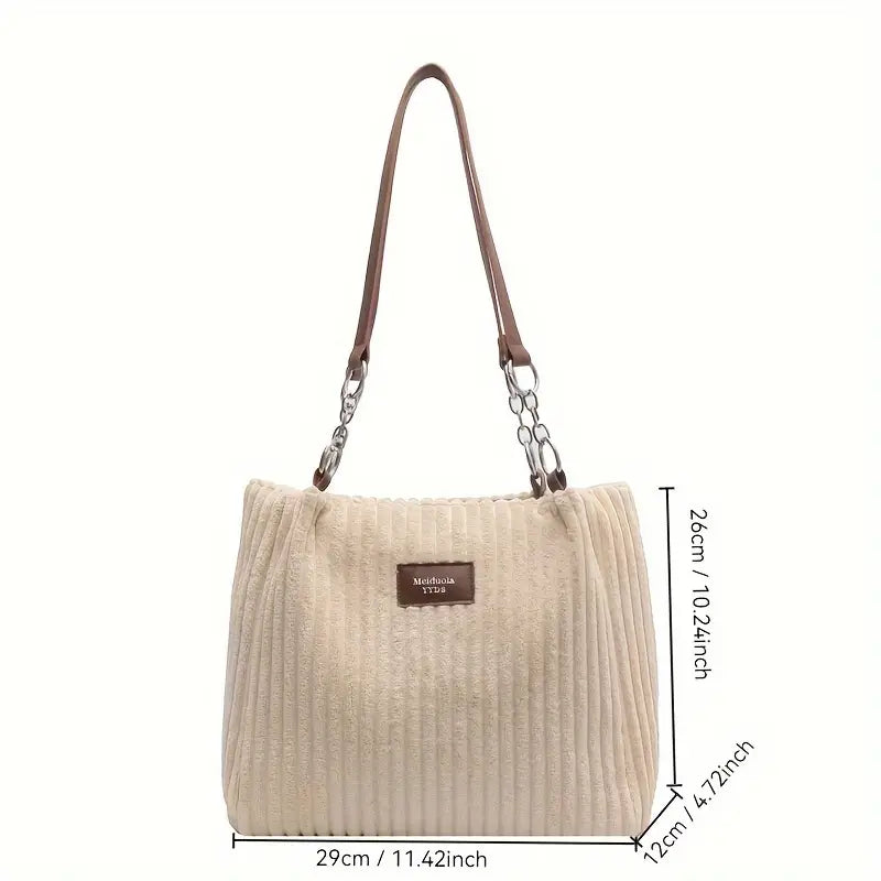 Molly™ | Corduroy Tote Bag