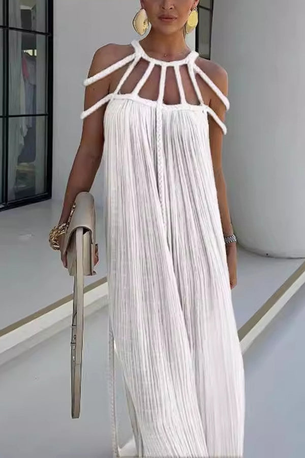 Teagan - Breezy Bohemian Linen Blend Dress