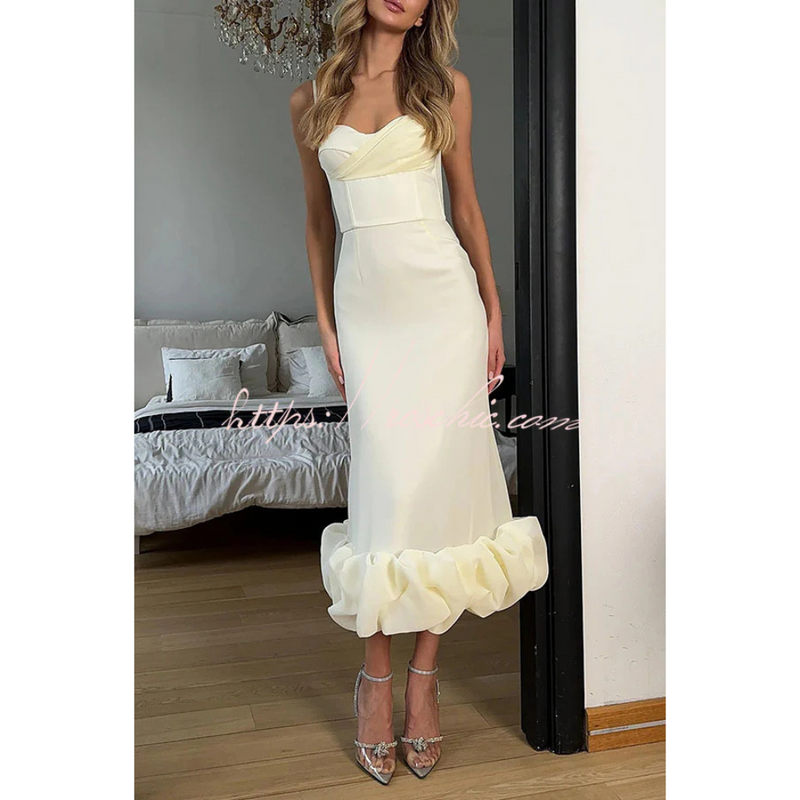 Claudia - Romantic Ruched Slip Dress