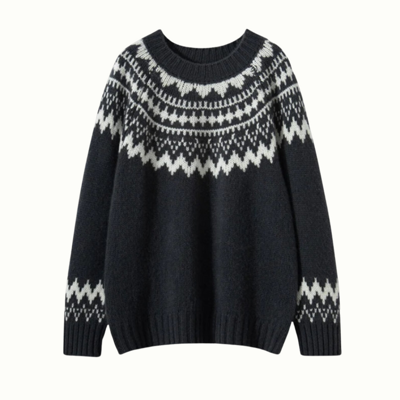 CARLA | O-NECK KNITTED SWEATER
