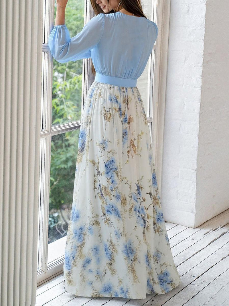 Zarla - Floral Print Maxi Dress