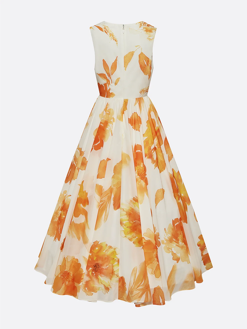 Ava - Chiffon Sleeveless Maxi Dress