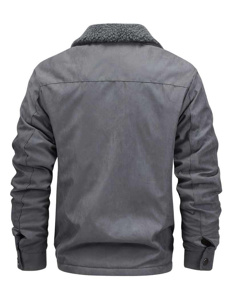 Jonas - Fleece Lining Fur Coat