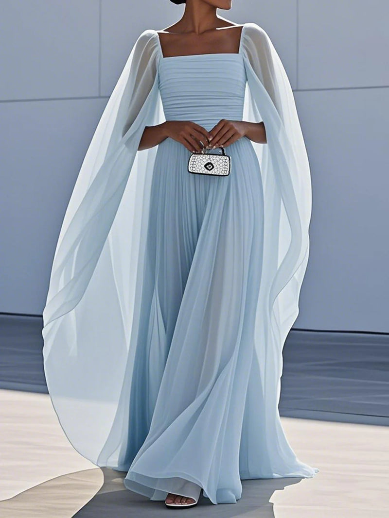 Noore - Square Neck Long Dress