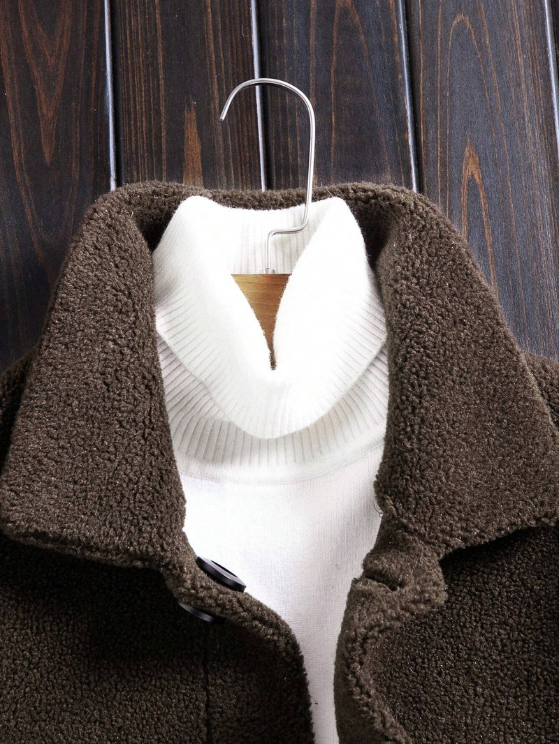 Theodore - Vegan Cashmere Button Coat