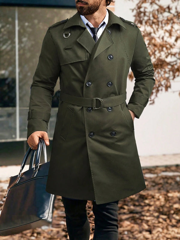 Clifford - Elegant Long Vintage Trench Coat