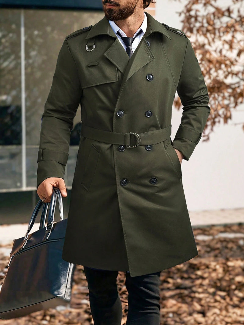 Clifford - Elegant Long Vintage Trench Coat