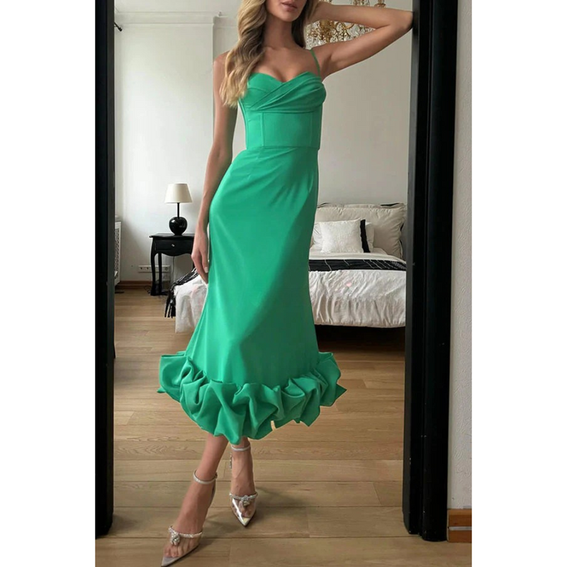 Claudia - Romantic Ruched Slip Dress