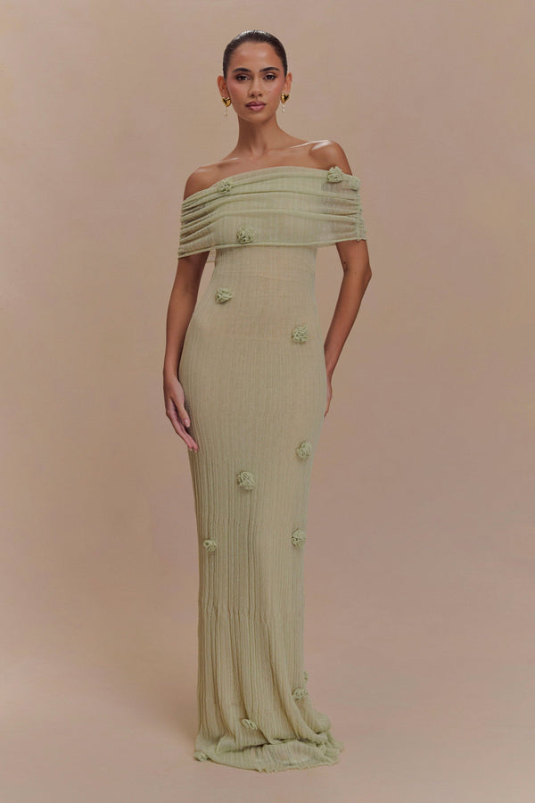 Elory - Orchid Knit Maxi Dress