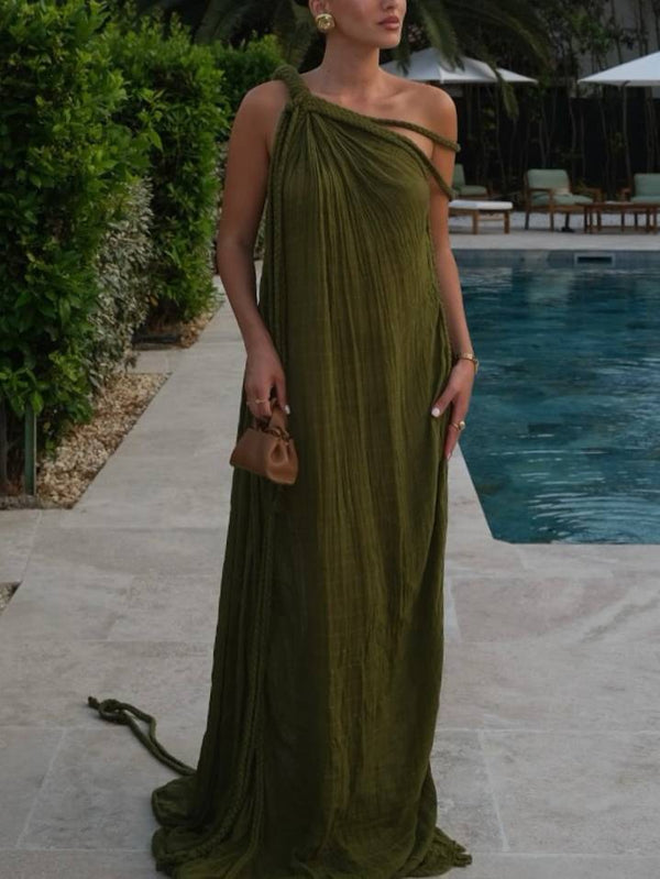 Zainab - Braided Design Maxi Dress