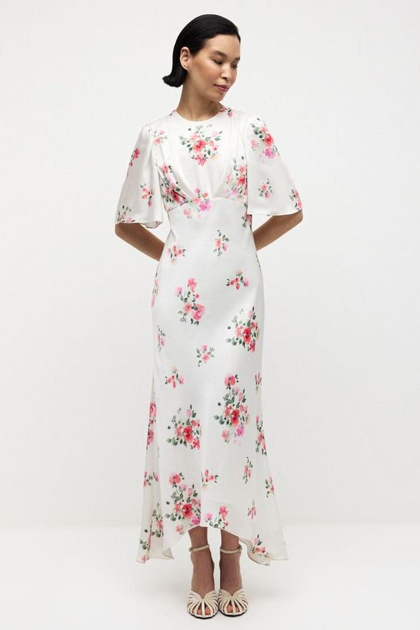 Rhea - Countryside Flower Maxi Dress