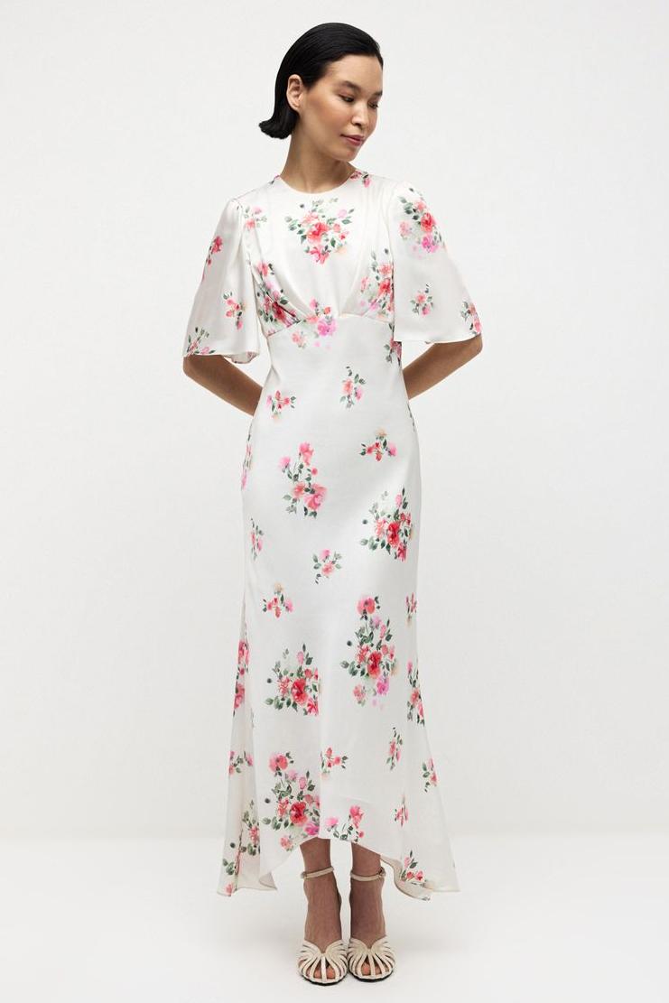 Rhea - Countryside Flower Maxi Dress