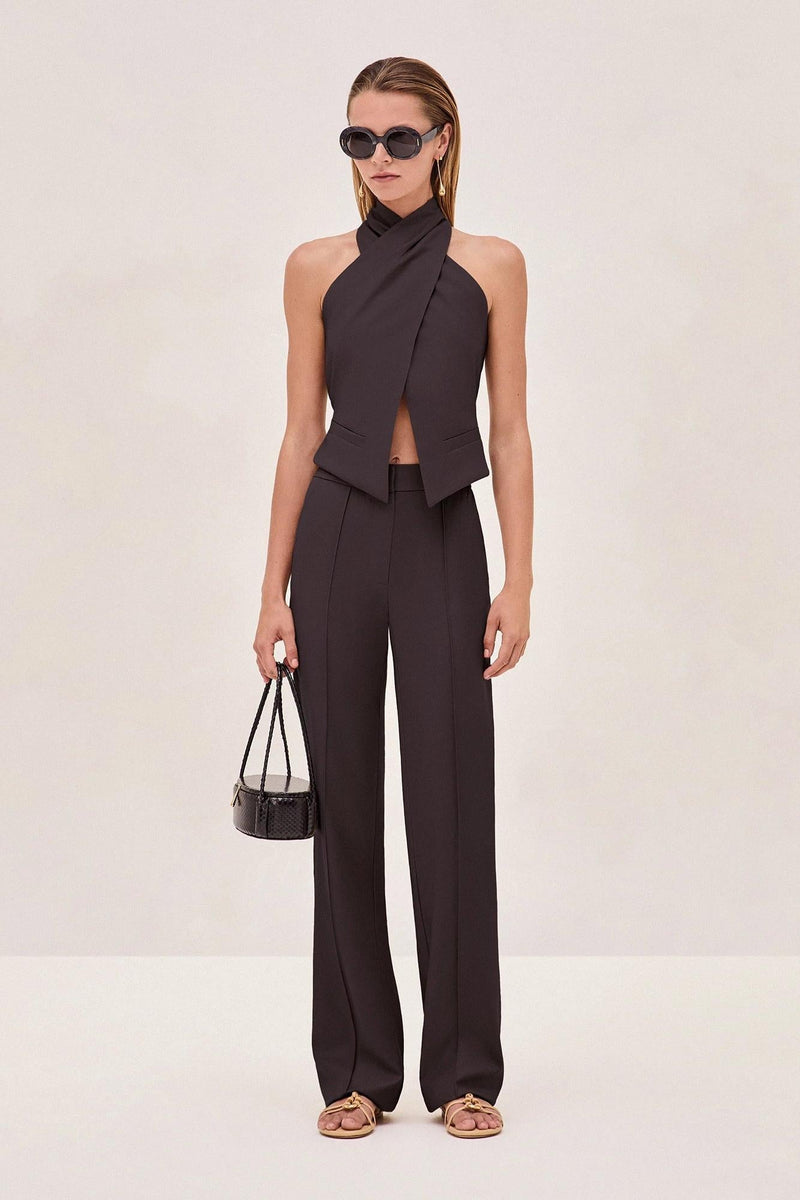 Vireya - Cross Halter Neck Bottom Set