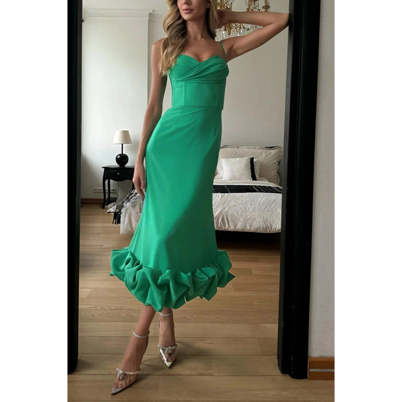 Claudia - Romantic Ruched Slip Dress