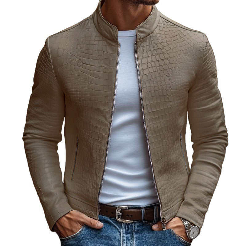 Luther - Vegan Leather Slim Fit Coat