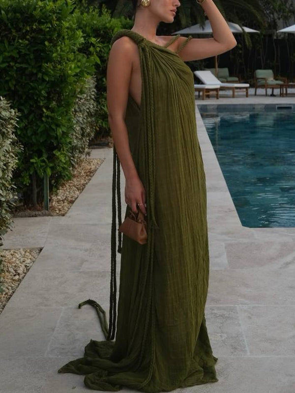 Zainab - Braided Design Maxi Dress