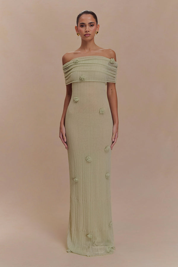 Elory - Orchid Knit Maxi Dress