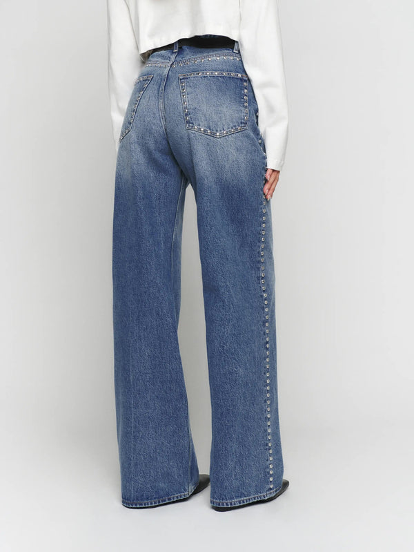 Cary - High Rise Wide Leg Jeans
