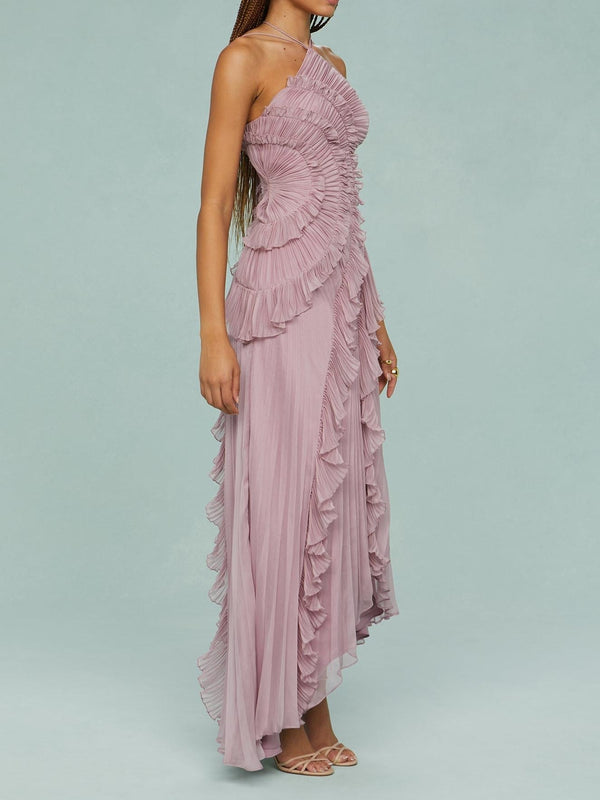 Marina – Ocean Whirlpool Maxi Dress