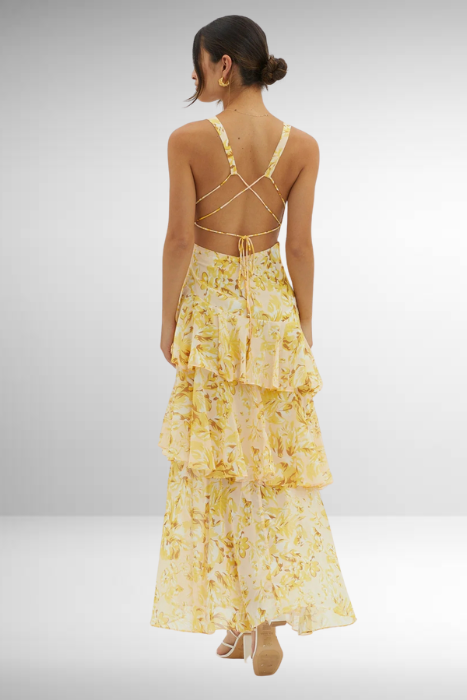 Dorotea - Luxe Floral Maxi Dress