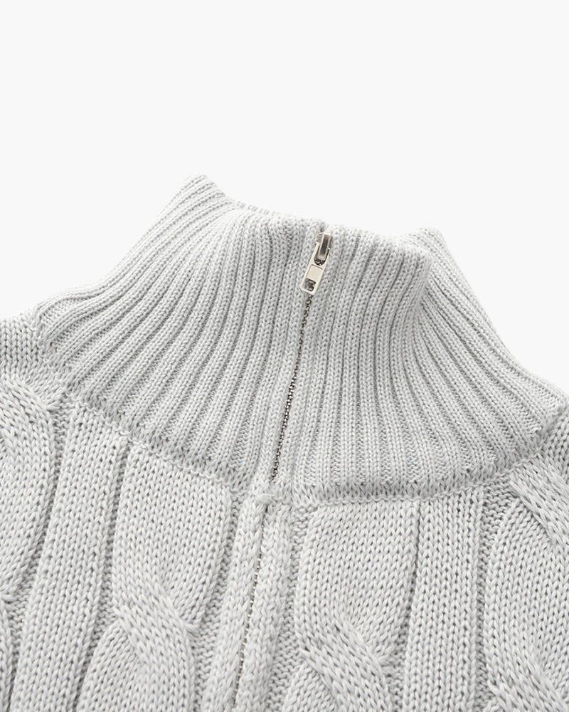 Luther Old Money - Verbier Half Zip Sweater