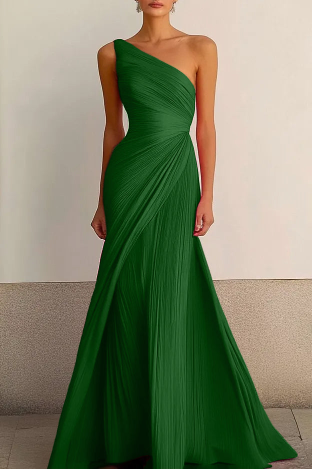 Mira -  One Shoulder Maxi Dress
