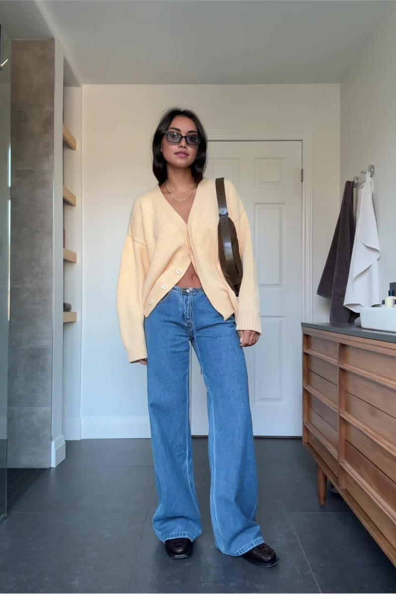 Joana - Low Rise Wide Leg Jeans