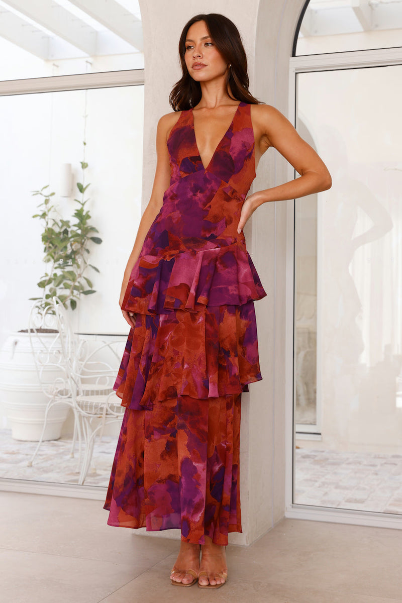 Dorotea - Luxe Floral Maxi Dress