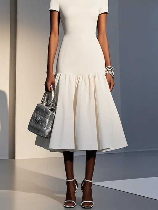 Opalia - Knit Cotton Midi Dress