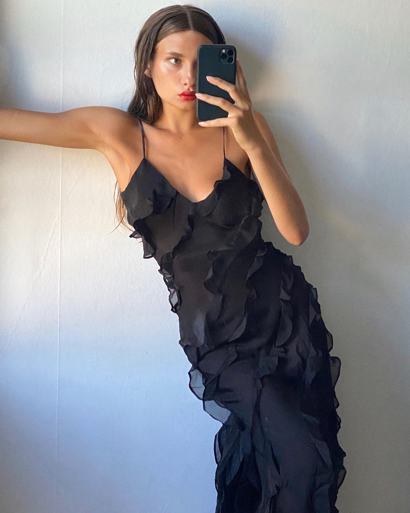 Sara - Ruffled Dress