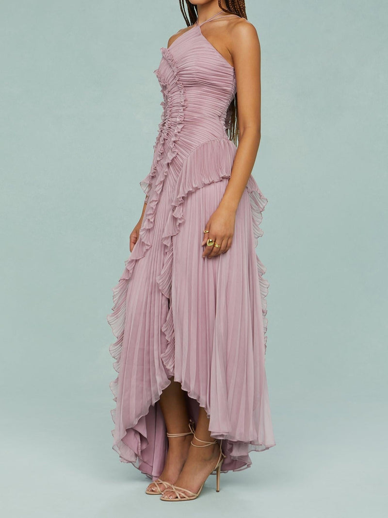 Marina – Ocean Whirlpool Maxi Dress