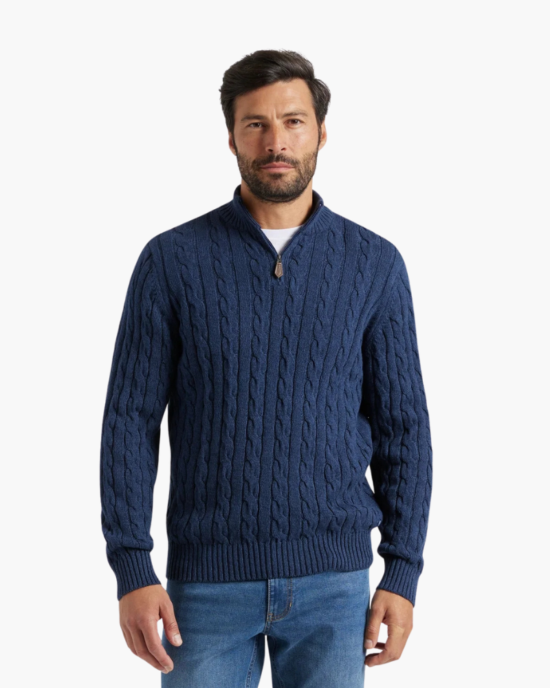 Luther Old Money - Verbier Half Zip Sweater