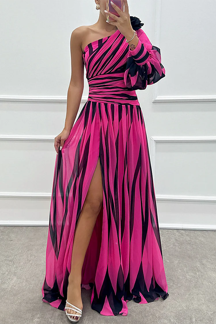 Shiloh - Elegant Striped Maxi Dress