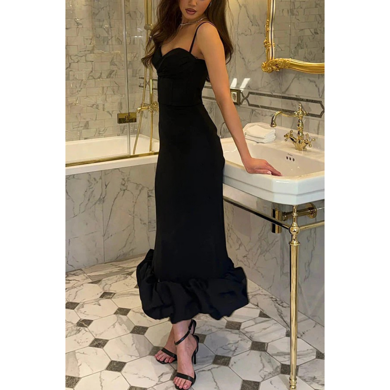 Claudia - Romantic Ruched Slip Dress