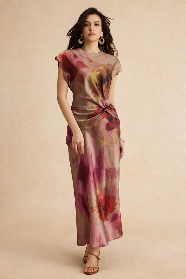 Juliette - Tie Dye Ruched Dress