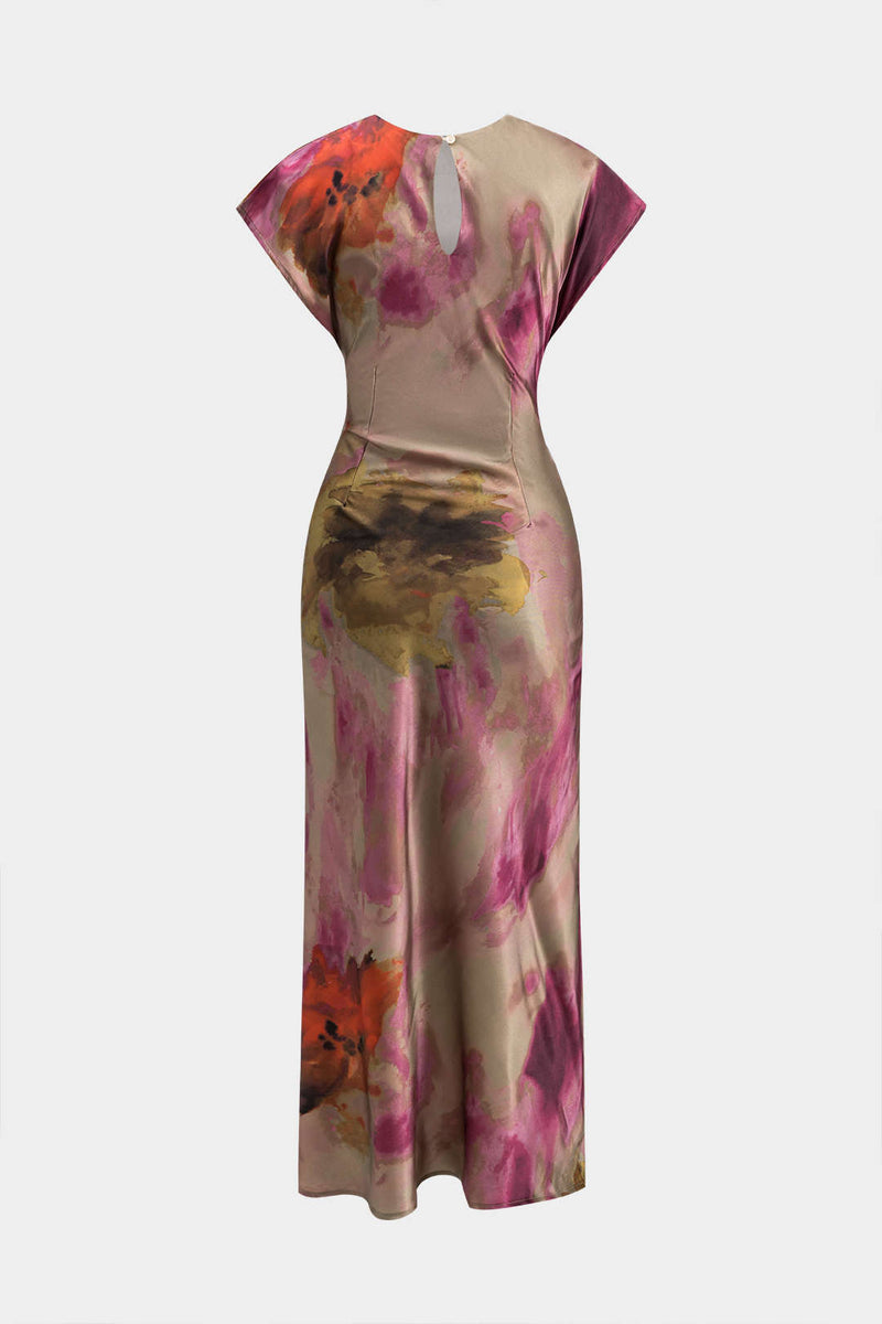 Juliette - Tie Dye Ruched Dress