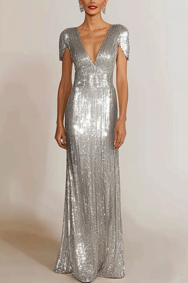 Elyin - Party Sequin Maxi Dress