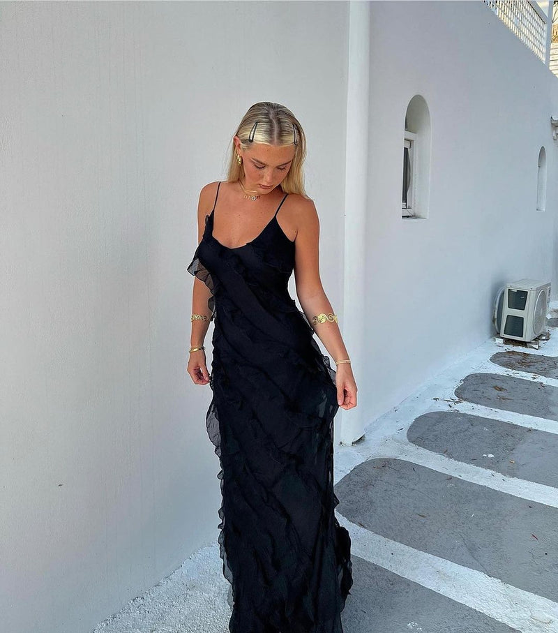 Sara - Ruffled Dress