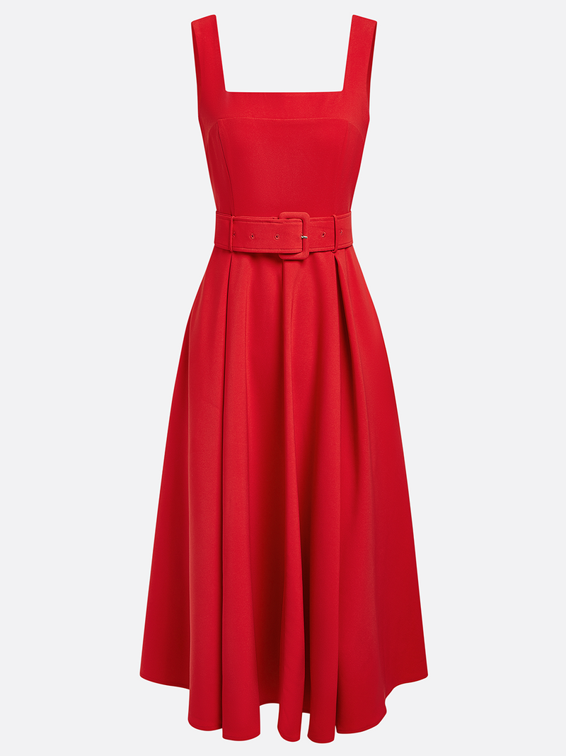 Dahlia - Square Neck Sleeveless Dress