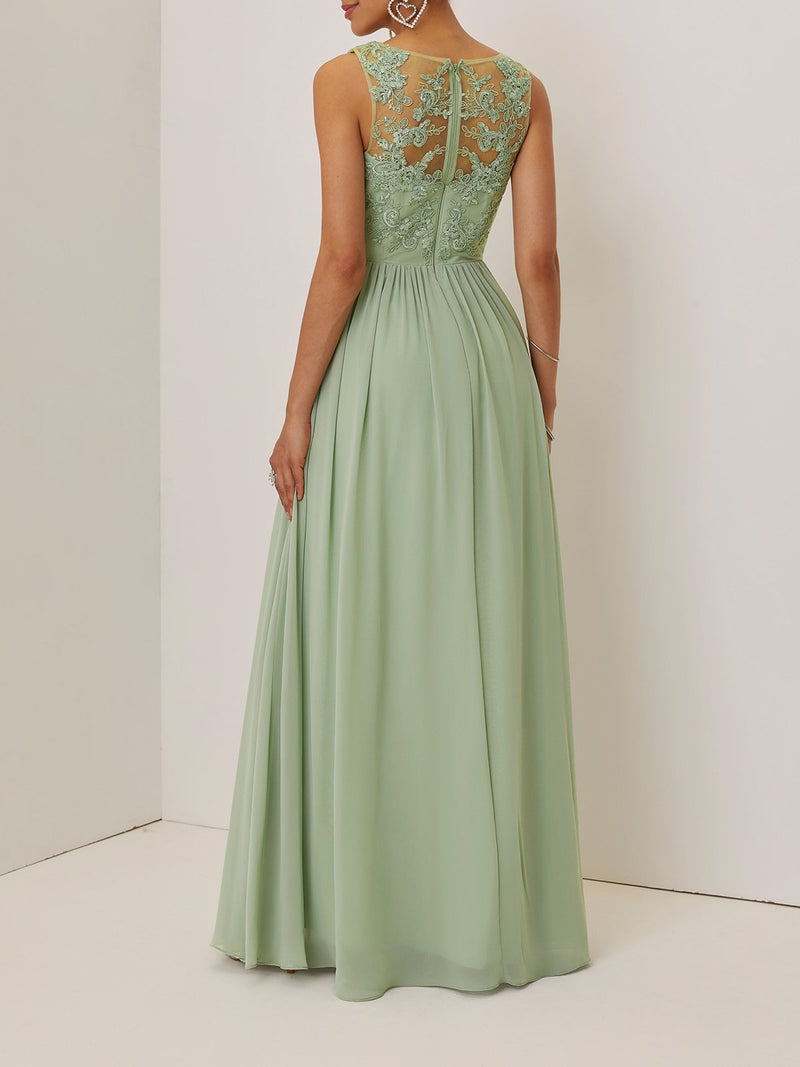 Idalia - Lace Ruched Elegant Dress