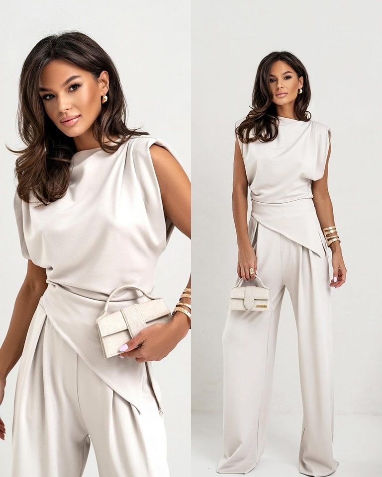 Lory | Top and pants corduroy set