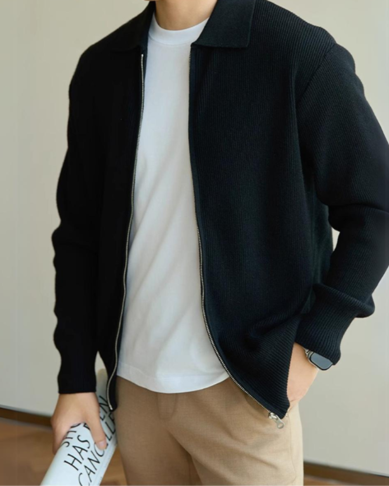 Jake Old Money - Premium Zip Sweater