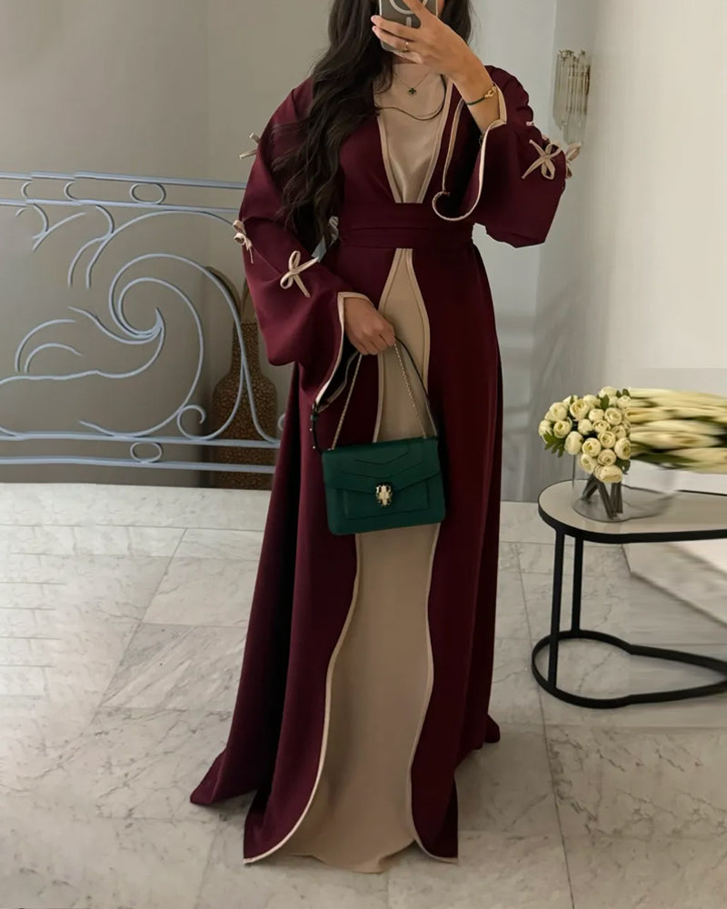 Cara - Elegant Bow Dress set