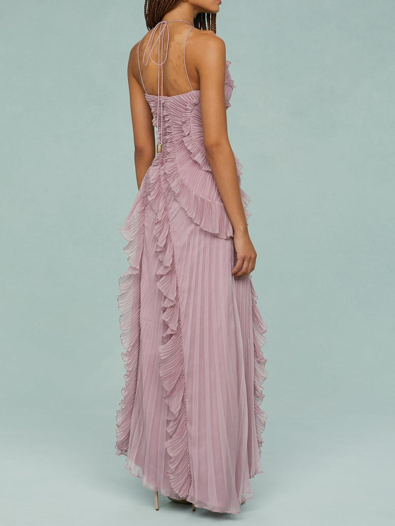 Marina – Ocean Whirlpool Maxi Dress
