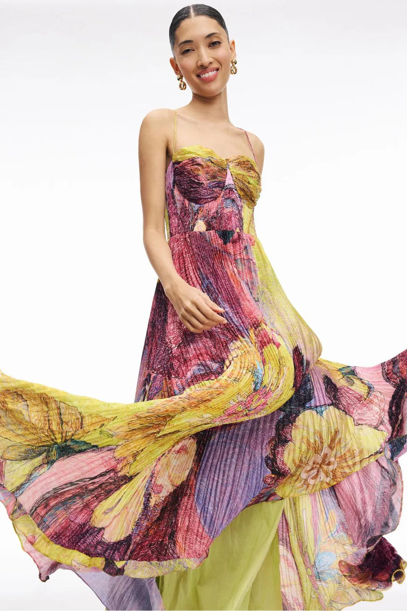 Kiara - Multicolored Floral Maxi Dress