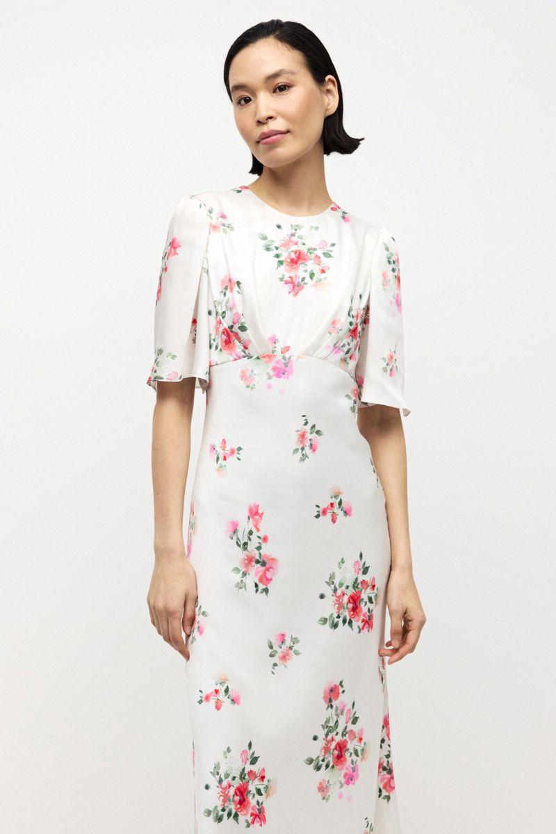 Rhea - Countryside Flower Maxi Dress