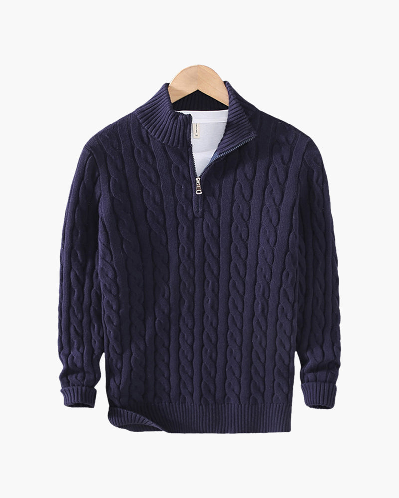 Luther Old Money - Verbier Half Zip Sweater